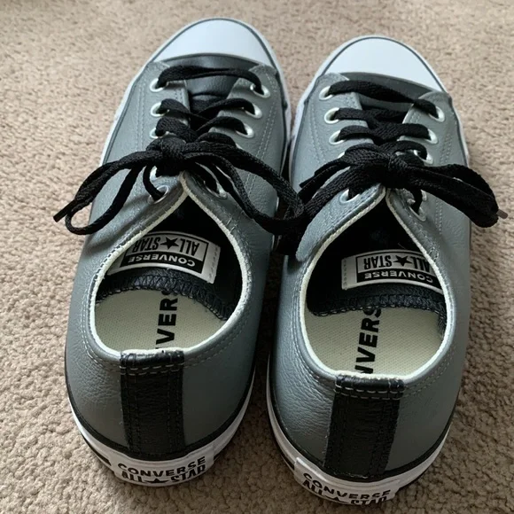 Women’s Leather Converse Sneakers, brand new, never been worn! - Picture 3 of 5